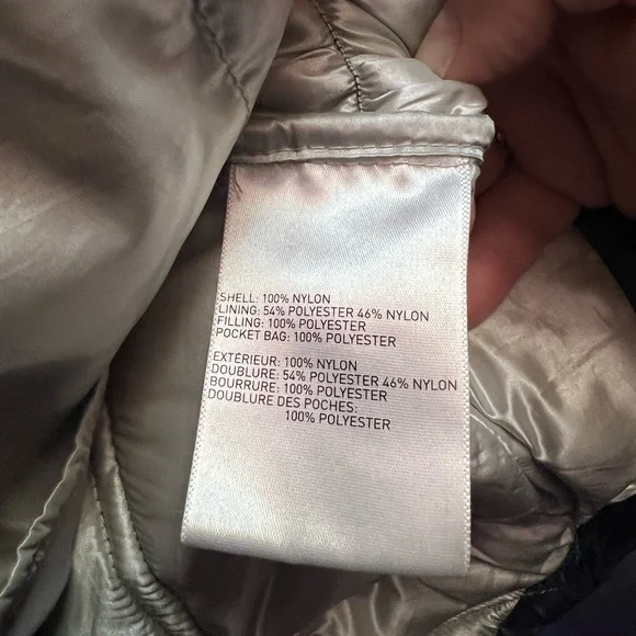 Laundry By Shelli Segal Dark Blue Puffer Jacket - Picture 4 of 5